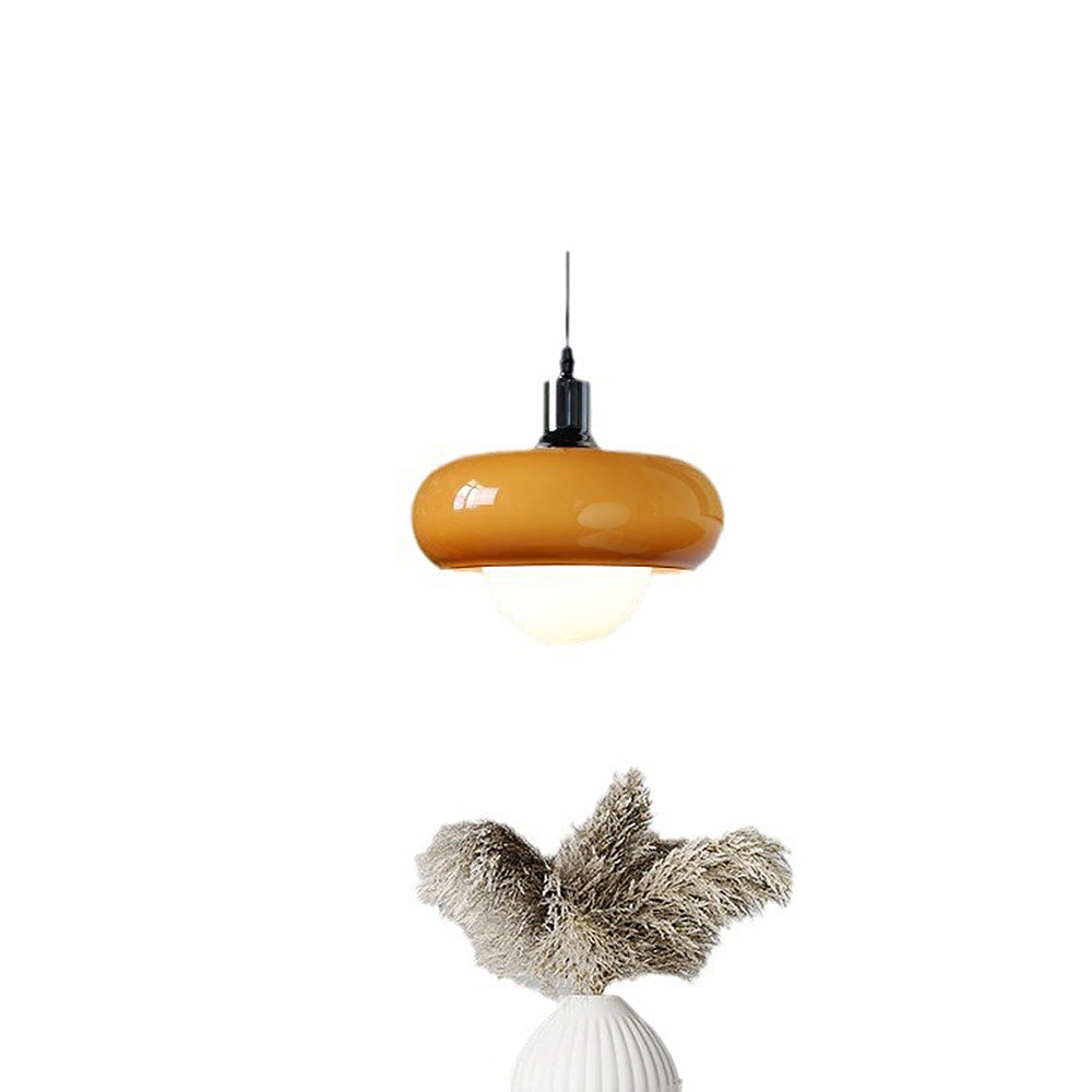 Candeeiro suspenso de vidro para café Bauhaus