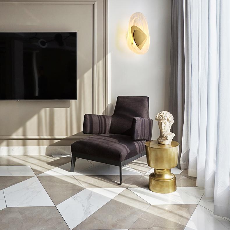Candeeiro de Parede Kristallen Estilo Nórdico Moderno - Elegância & Luz