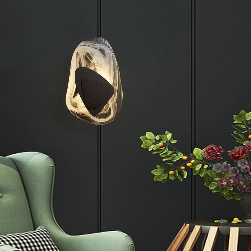 Candeeiro de Parede Kristallen Estilo Nórdico Moderno - Elegância & Luz
