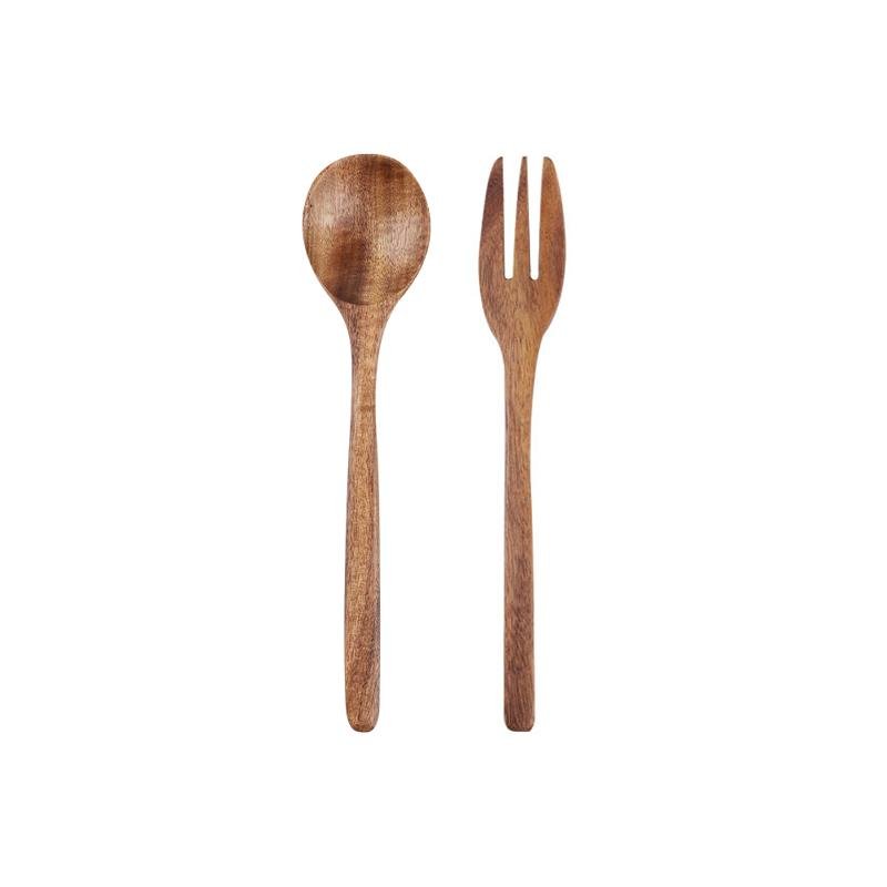 Set di 2 Cucchiai e Forchette Burlywood