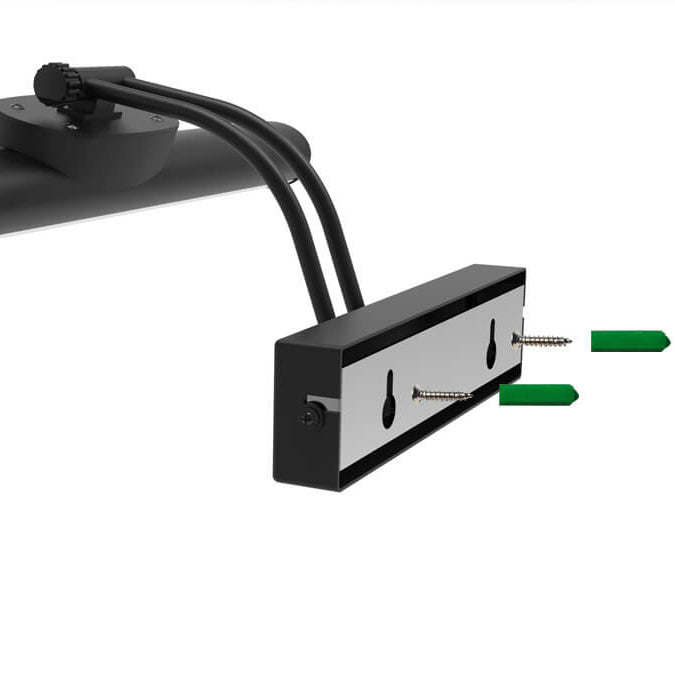 Candeeiro de parede LED minimalista ajustável em forma de barra para casa de banho