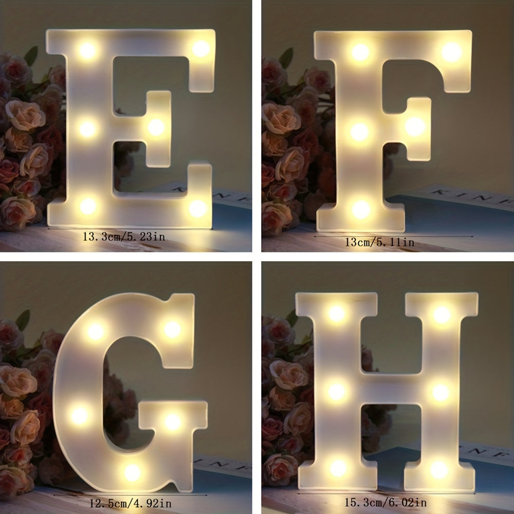 AlphaGlow - LED Decorative Letter Lamp with Battery Power Supply