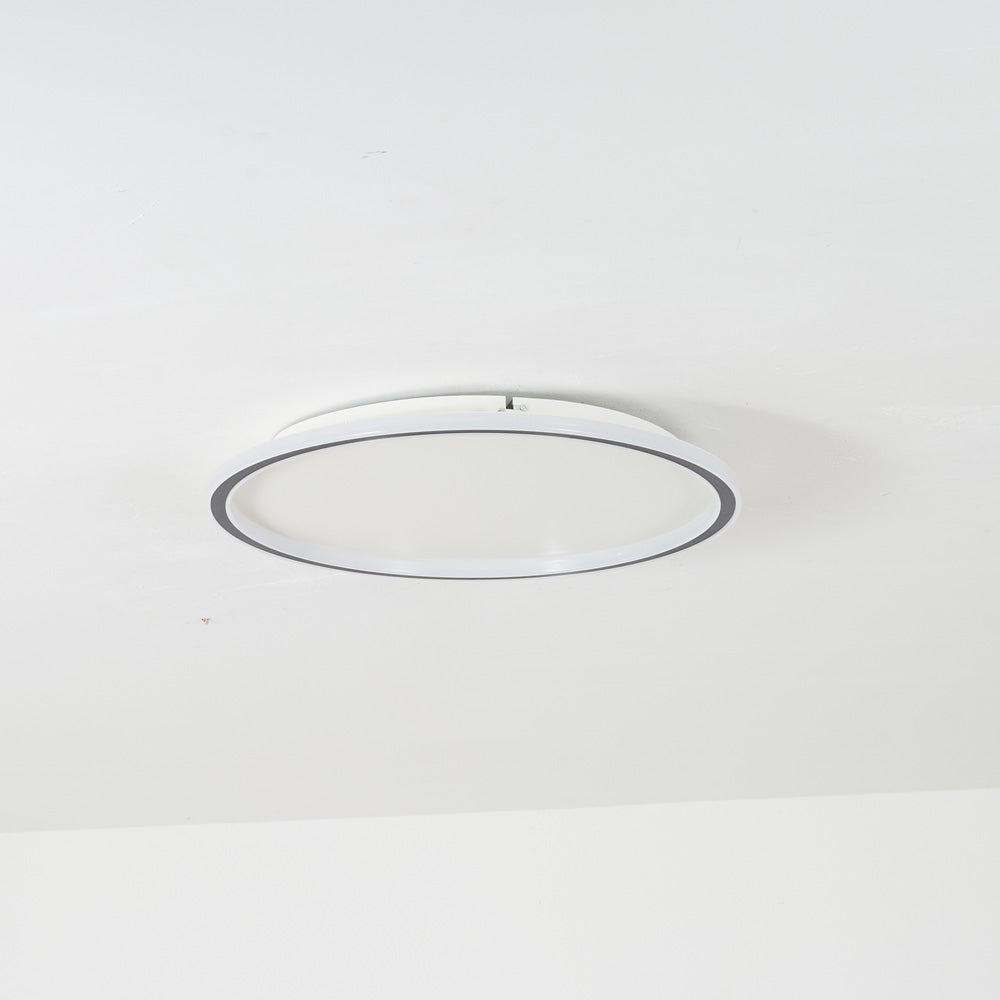 LunaNova - Lampada da soffitto LED rotonda moderna in metallo/acrilico