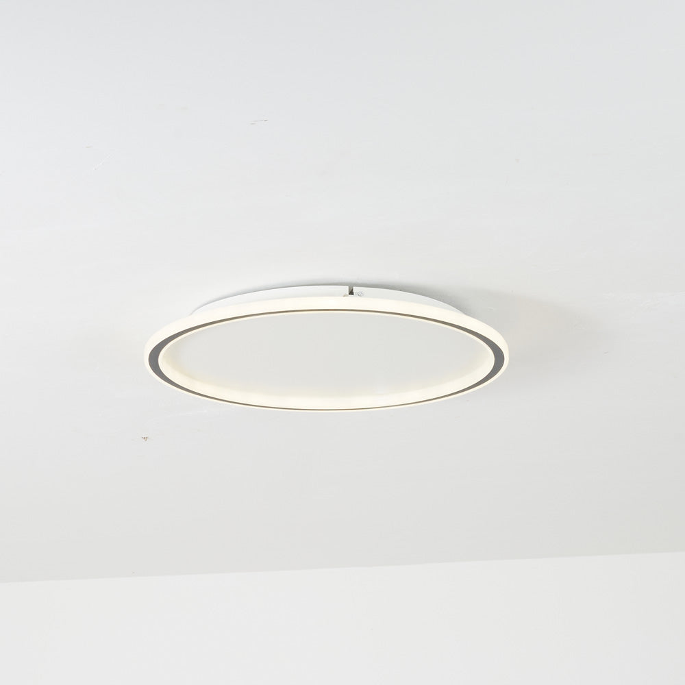 LunaNova - Lampada da soffitto LED rotonda moderna in metallo/acrilico