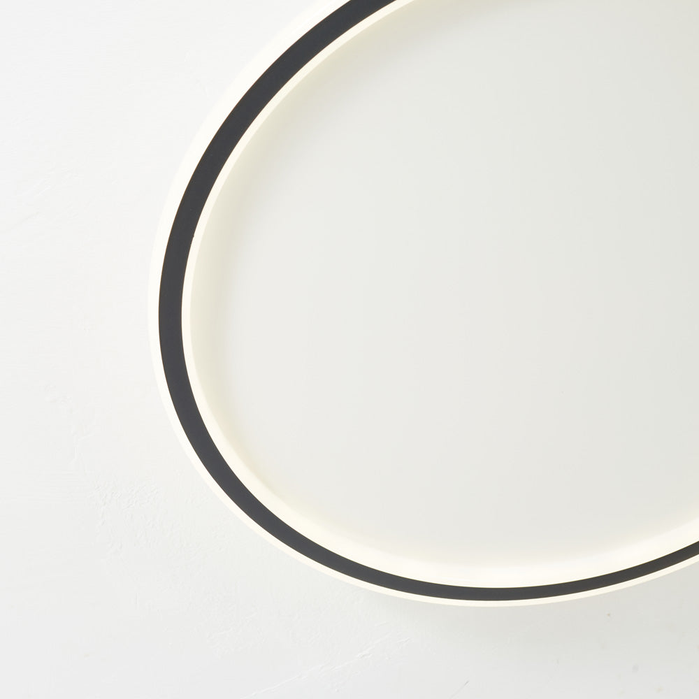 LunaNova - Lampada da soffitto LED rotonda moderna in metallo/acrilico