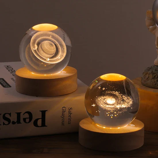 Sfera di cristallo luminosa