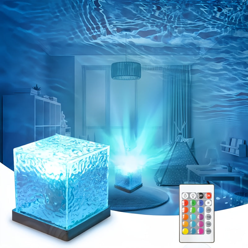 OceanWave - 16 Colors LED Night Light with Wave Effect