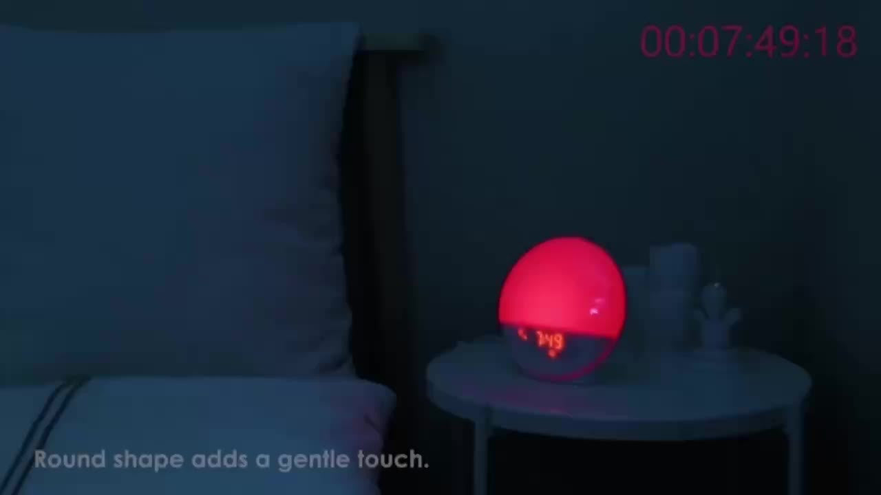 AlarmGlow - Sunrise Alarm Clock with Dual Alarms