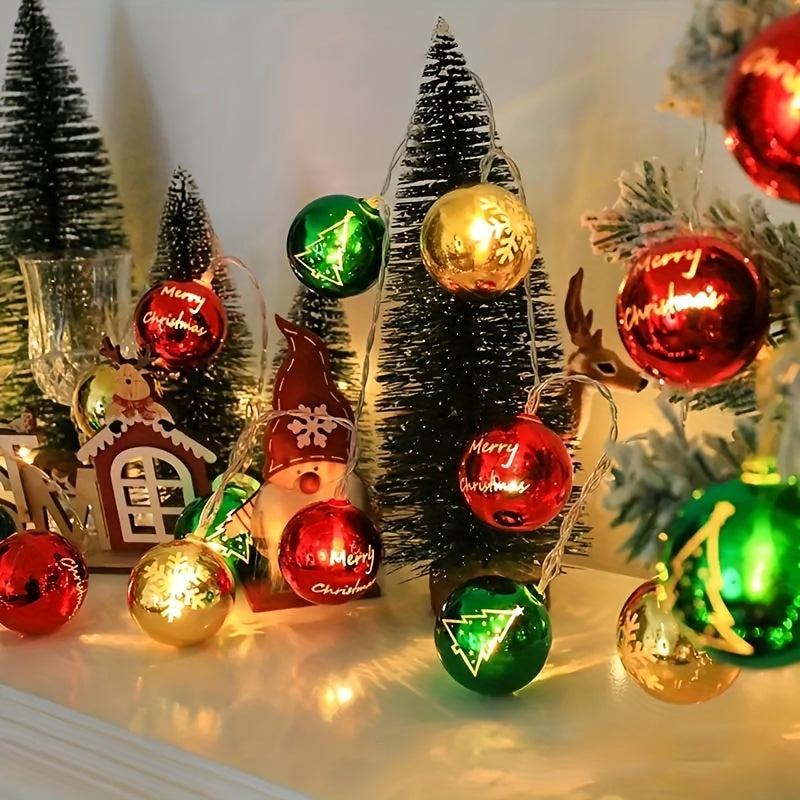 DecoGlow - Art Deco LED Light String Snow Globe