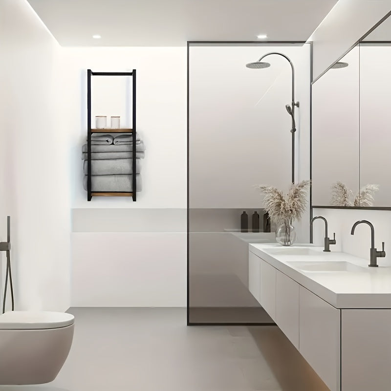IronRack - Wall-Mounted Towel Rack - Waterproof and Multifunctional