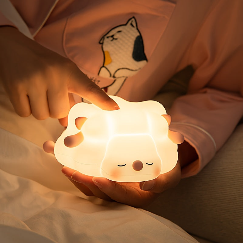SheepGlow - Lampada Notturna LED Rosa a Forma di Pecora Ricaricabile USB
