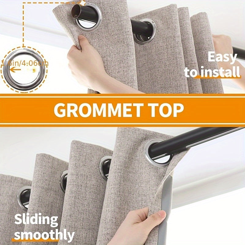 1 Pezzo Tende Oscuranti - Energeticamente Efficiente, Blocco Solare e Isolamento Termico per Camera da Letto e Soggiorno