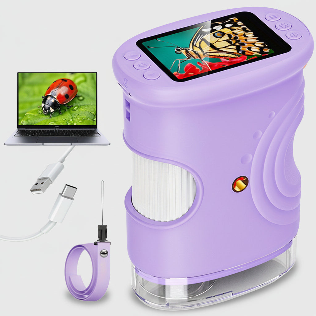 USB Oplaadbare Microscoop 4.3 Inch Scherm Draagbaar Compact