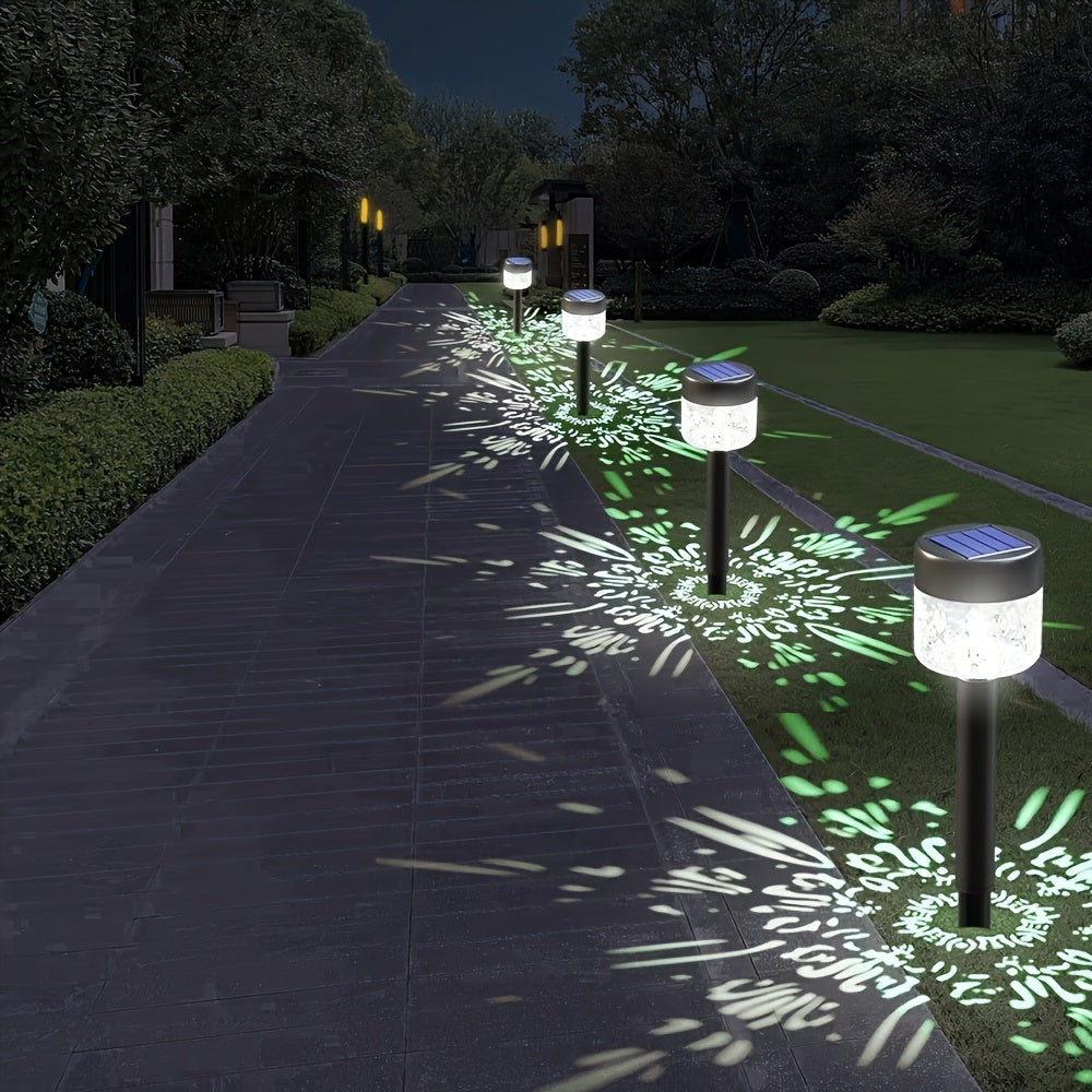 SolarGarden - 4-piece Solar Garden Lighting, Energy Efficient & Easy to Install