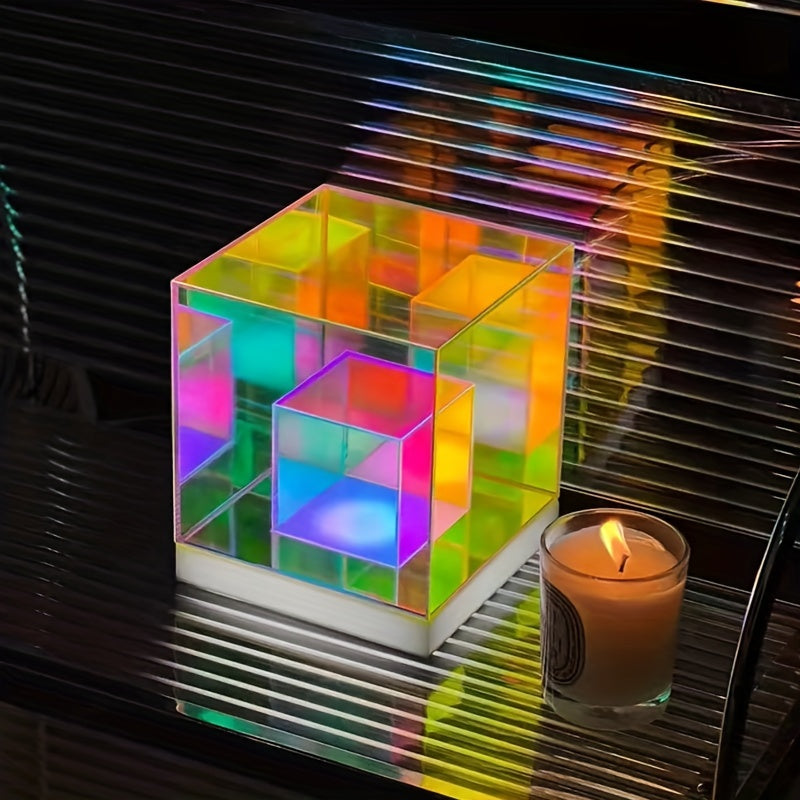 LumiSky - Dreamy Starry Sky Table Lamp with Adjustable Lighting and Geometric Design