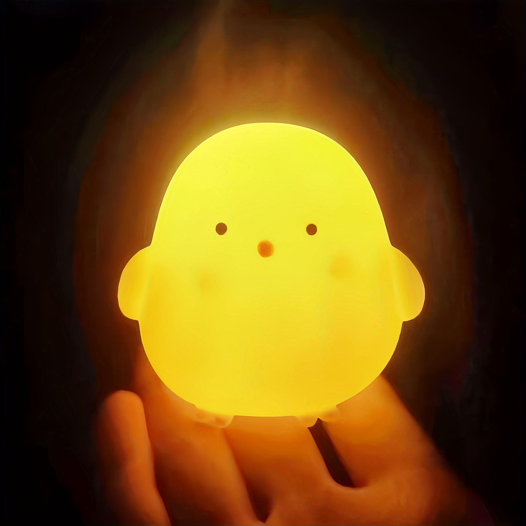 LumiKuiken - Lampada da tavolo LED affascinante con luce a misura d'occhio