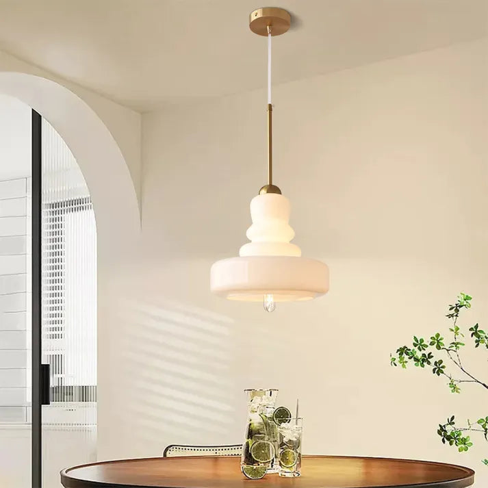 GlassElegance - Stylish Glass Pendant Lamp for Living Room and Kitchen