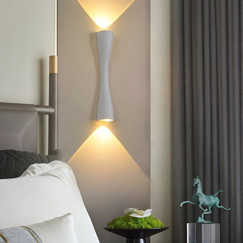 LumiBriljant - Lampade da parete LED orientabili con finitura metallica moderna