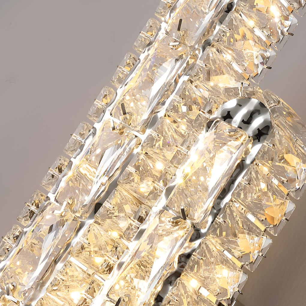 CrystalLux - Lampada da parete a cristalli LED doppia con funzione dimmerabile