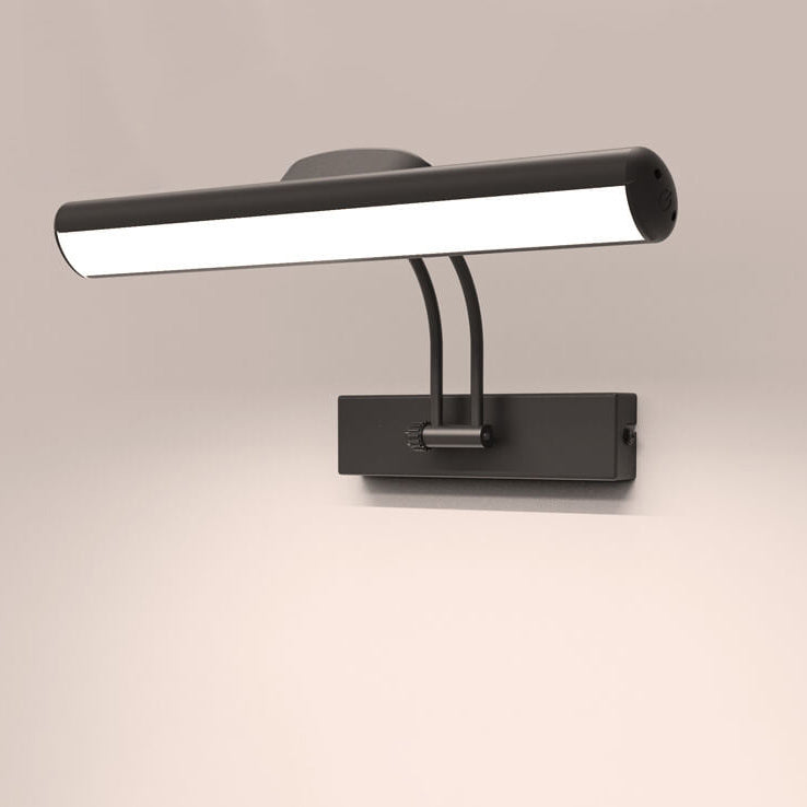 Candeeiro de parede LED minimalista ajustável em forma de barra para casa de banho