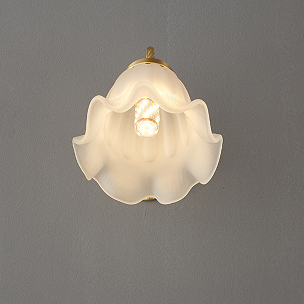 Lampade da parete in vetro retrò per soggiorno francese