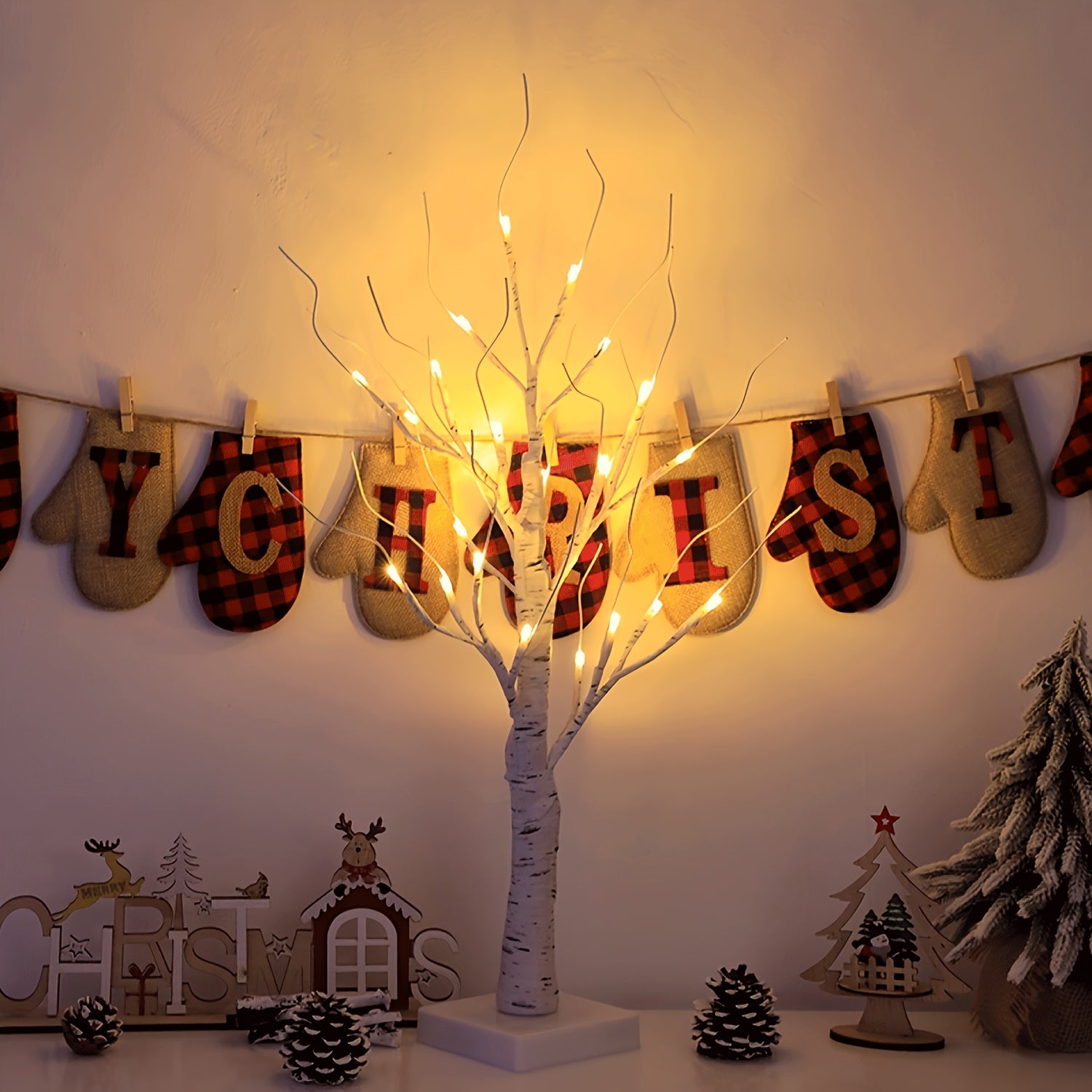 GlowTree - LED Chalkboard Tree with Adjustable Branches