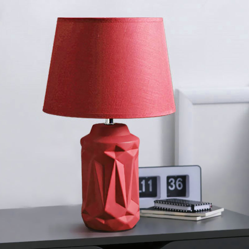 GloedGlow - Lampada da notte rossa in ceramica