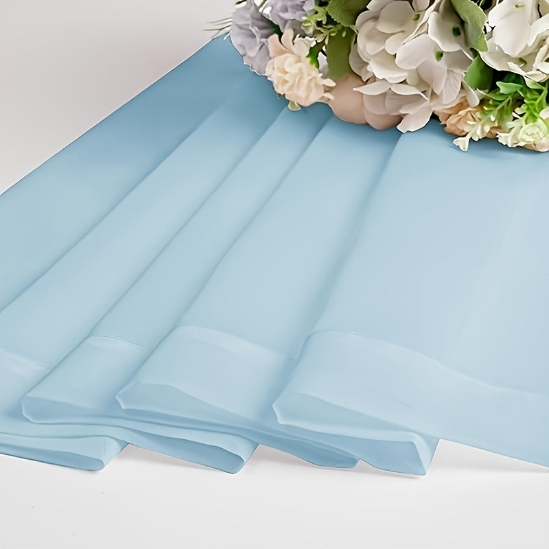 Cortinados Semi-transparentes - Pack de 2 Cortinados Leves e Respiráveis em Poliéster para Quarto e Portas de Terraço