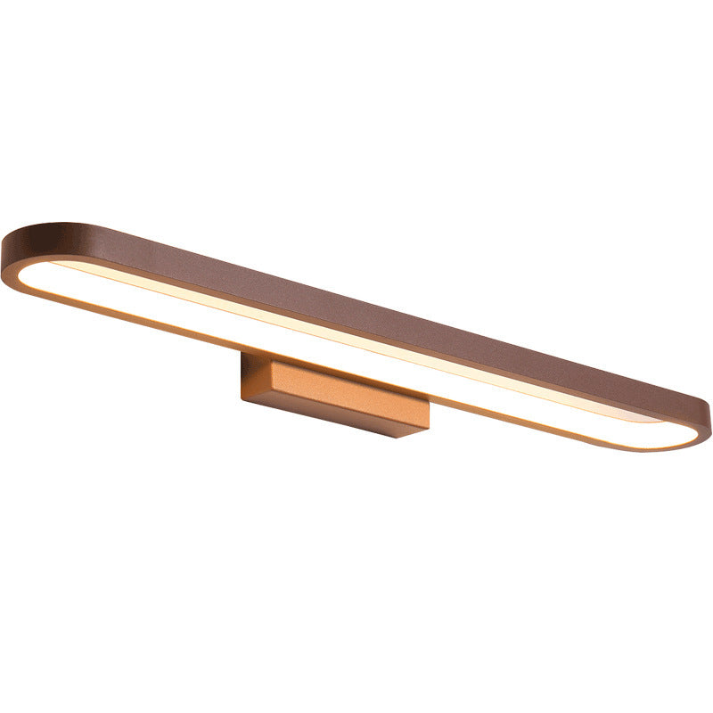 Lampada da parete Leigh Moderne Lineare, Oro, Camera da letto/Bagno, Metallo