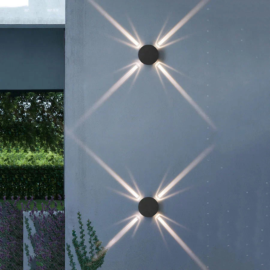 LumiWall – Lámpara de pared LED resistente a la intemperie para exteriores – Iluminación eficiente y elegante