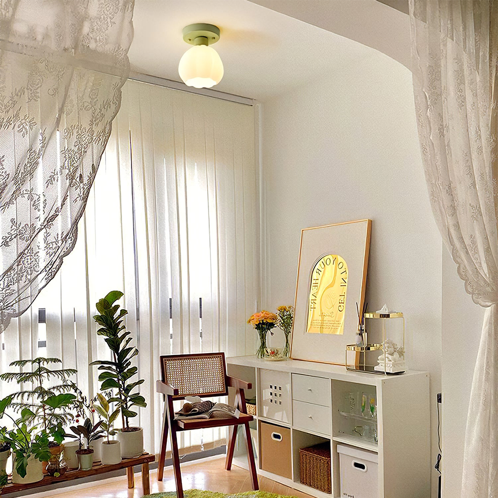 Lampada da soffitto romantica a zucca per la Gan