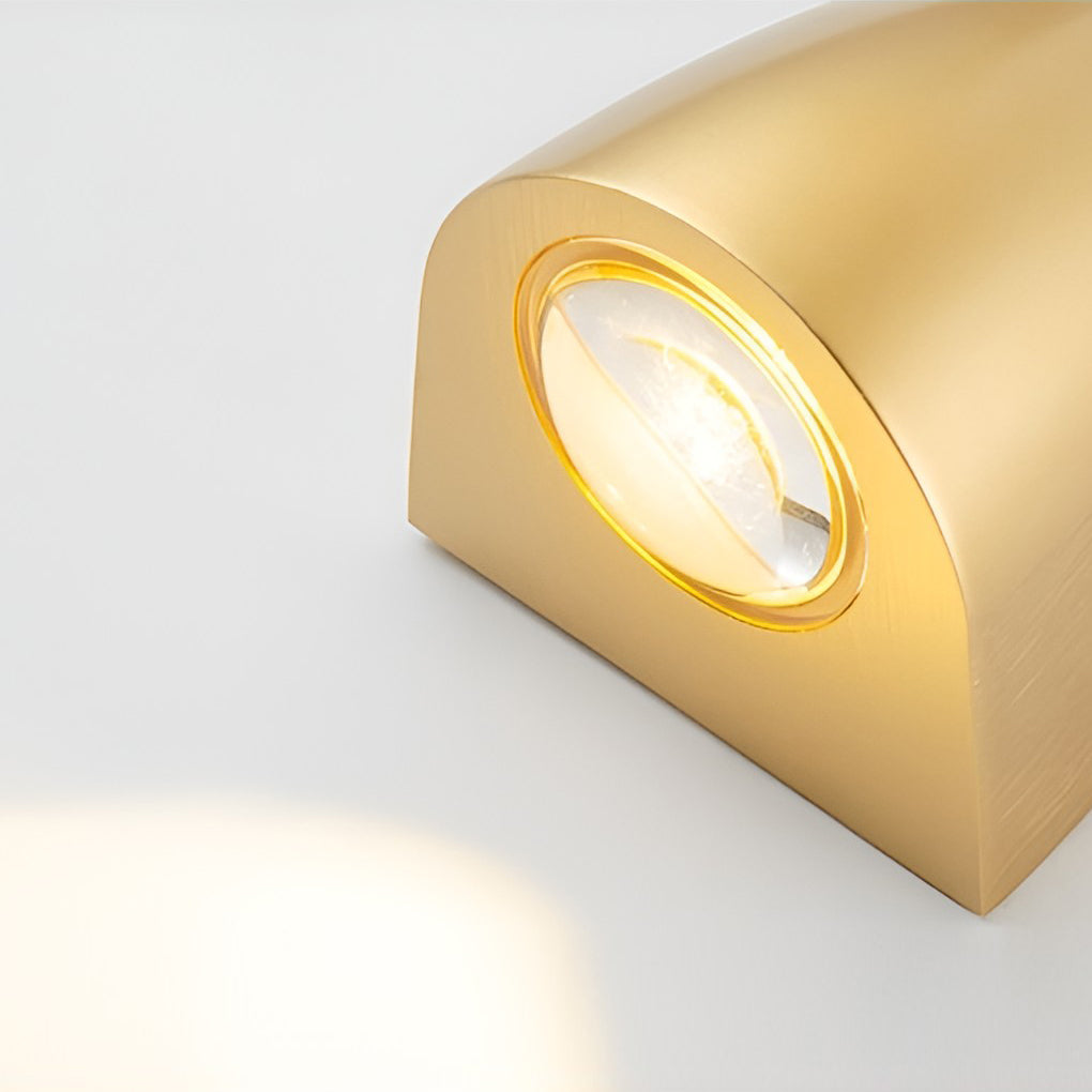 LumiBriljant - Lampade da parete LED orientabili con finitura metallica moderna