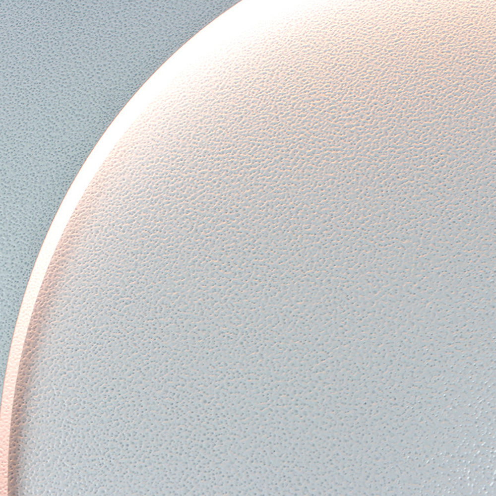 Elif - Lámpara de pared LED moderna cuadrada luna interior, blanca, metal