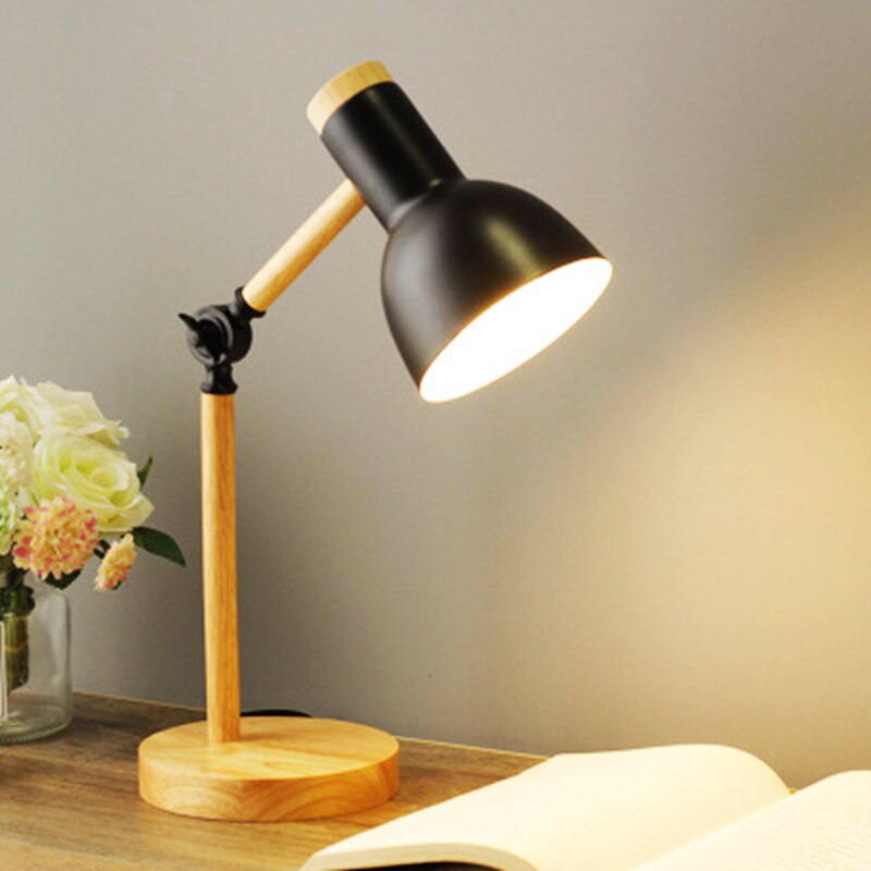 Lampada da lavoro LED in legno