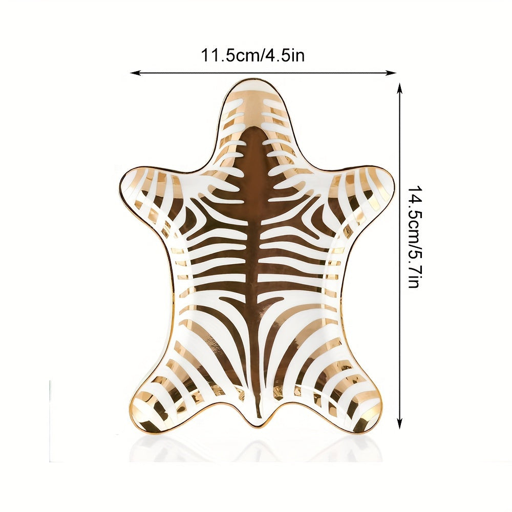 CerâmicaPrato - Prato Decorativo de Cerâmica | Para Anéis, Pulseiras e Brincos