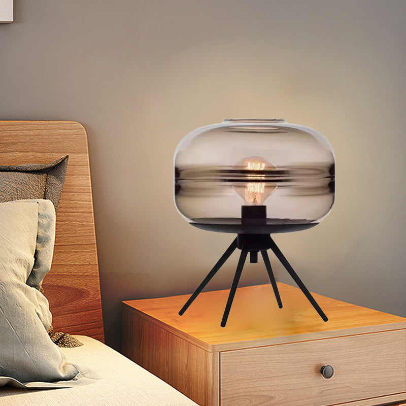 GlassLuxe – Modern Four-Legged Table Lamp with Stylish Design