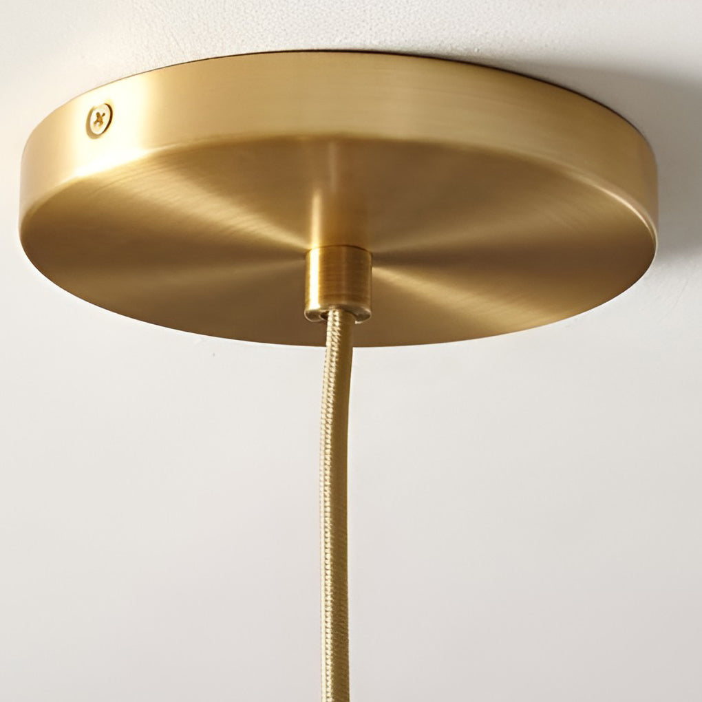 SphereGlow - Candeeiro Suspenso Industrial de Vidro Moderno com LED para Cozinha e Sala de Jantar