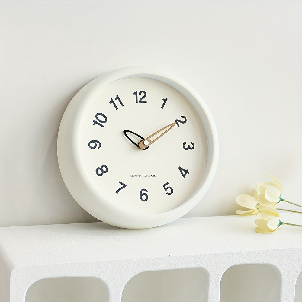 SilenceTime - Silent 10-Inch Wall Clock for Bedroom and Living Room