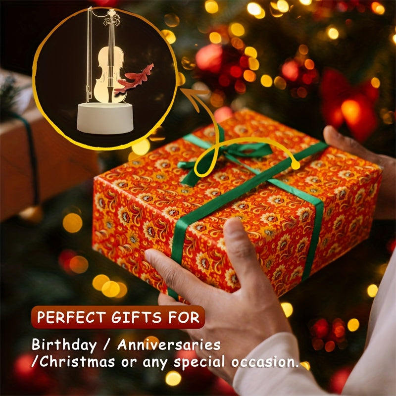 MusicLamp - 3D Illusion Cello LED Table Lamp