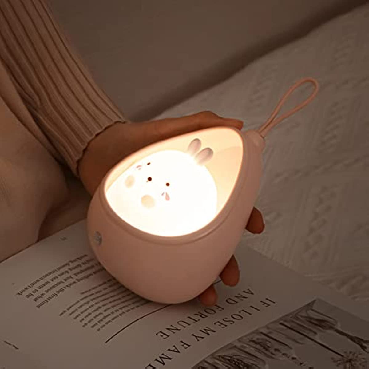 BunnyGlow - USB Rechargeable Animal Night Light with Motion Sensor