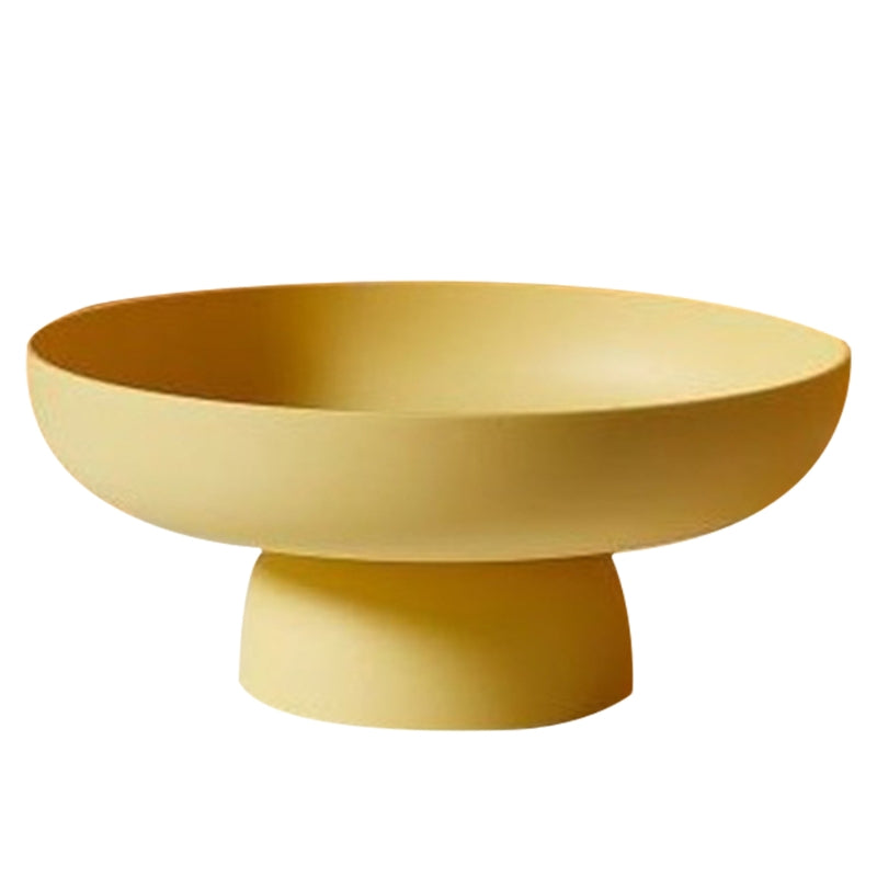 OvalFlow - Fruit Bowl - Modern Oval Draining Bowl for Table Decoration
