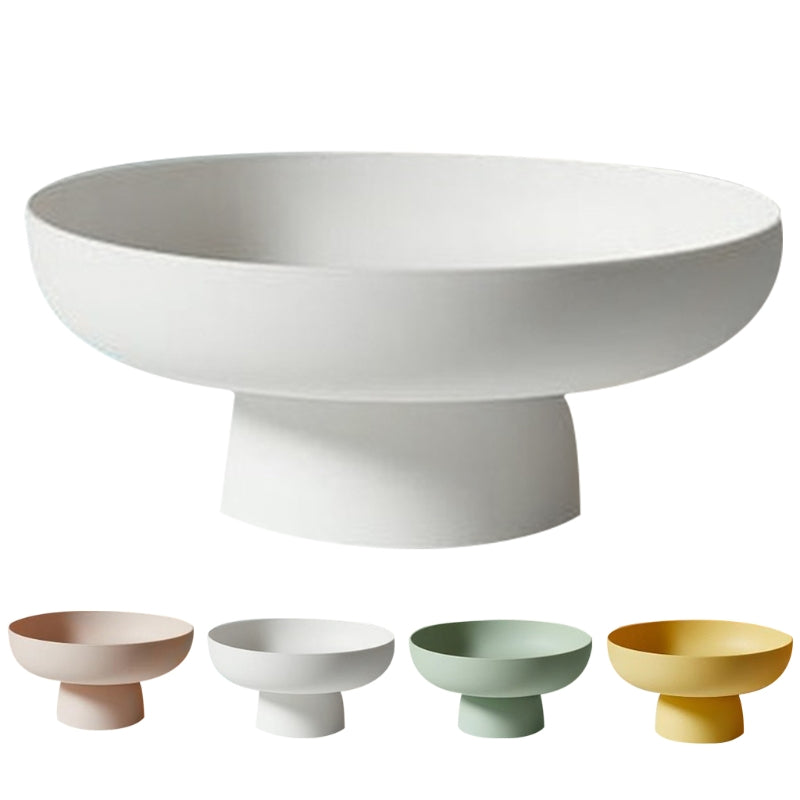 OvalFlow - Fruteira - Escorredor Oval Moderno para Decoração de Mesa