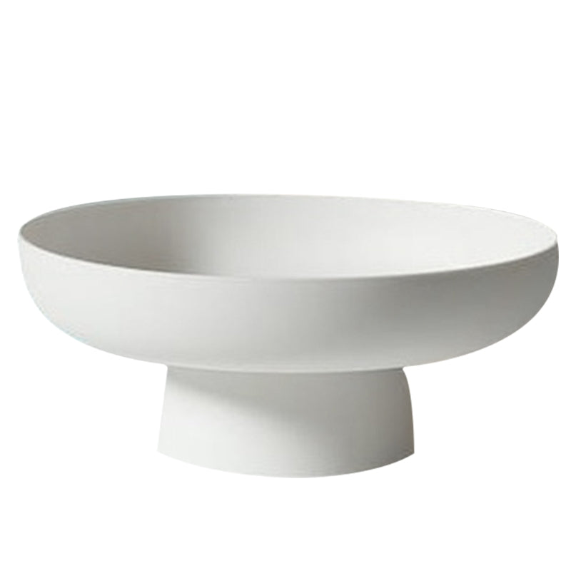 OvalFlow - Fruit Bowl - Modern Oval Draining Bowl for Table Decoration