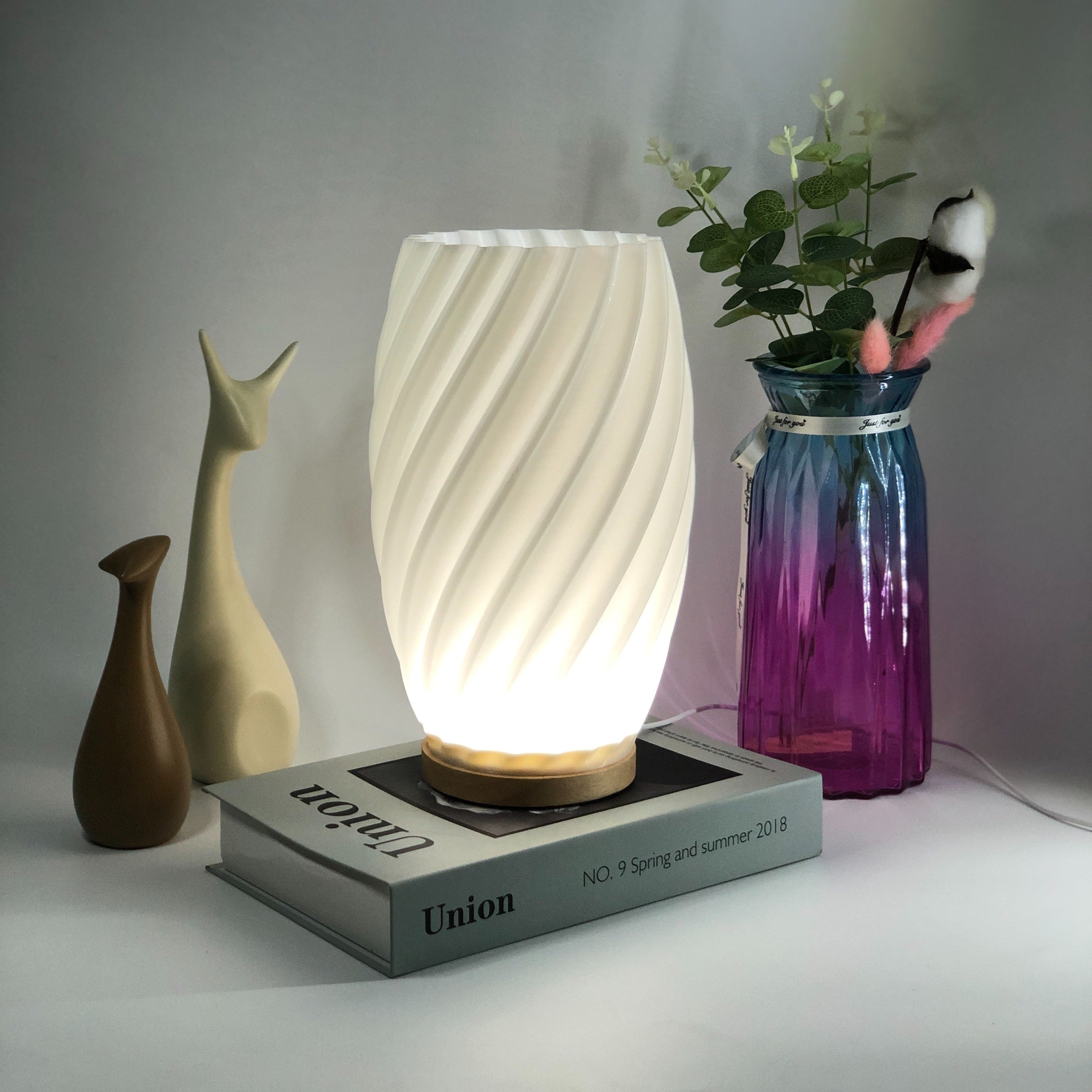 ModiLamp - Modern USB Table Lamp with 3-Color Lighting and Chic Design