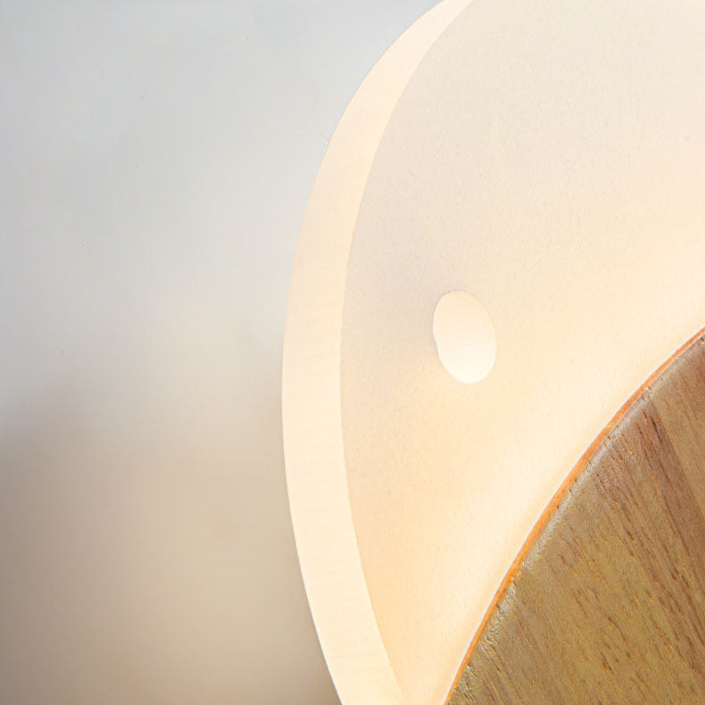 Nordic Creatieve Eenvoudige Houten Kunst Kleine Vis LED Lamp