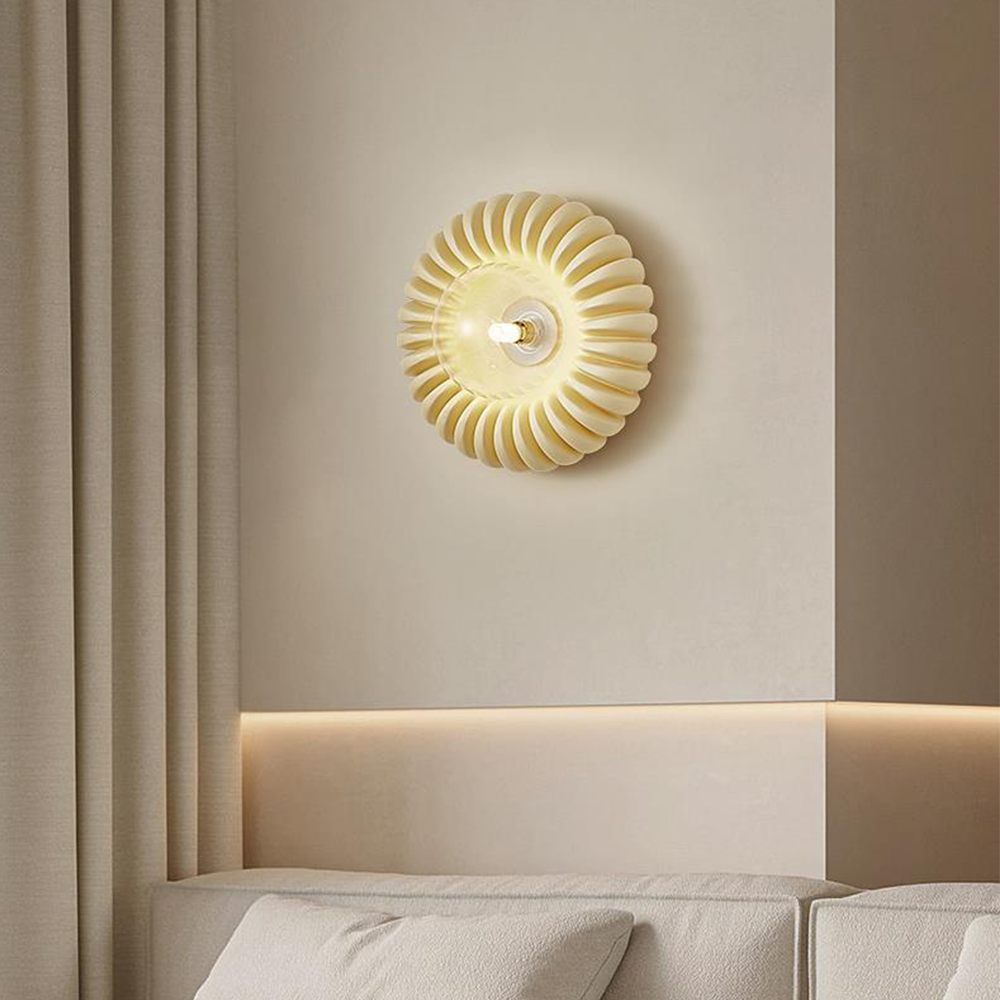 Lampada da parete a corridoio in resina creativa stile francese