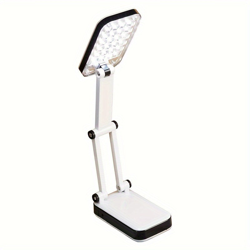 BrightFlex - Eye-Protective LED Desk Lamp with Foldable Swivel Arm, Battery and USB Dual Power