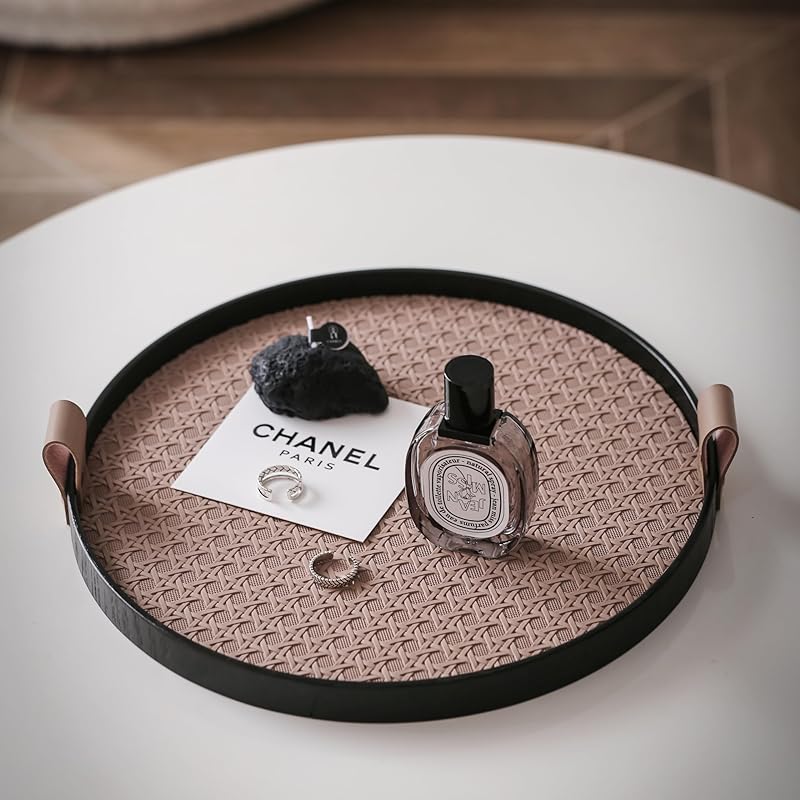 LeatherVault - Tabuleiro de Couro Vintage com Compartimento de Armazenamento