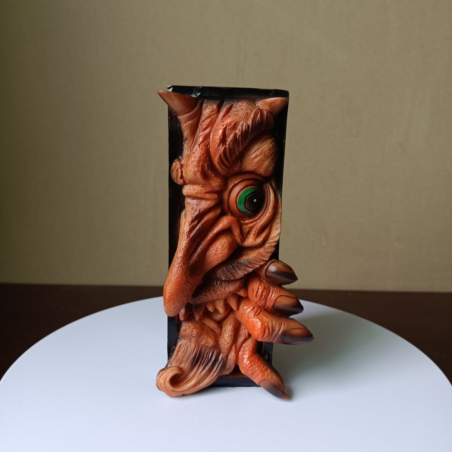 MonsterBookend - Suporte para Livros Monstro 3D de Terror para Decoração de Casa
