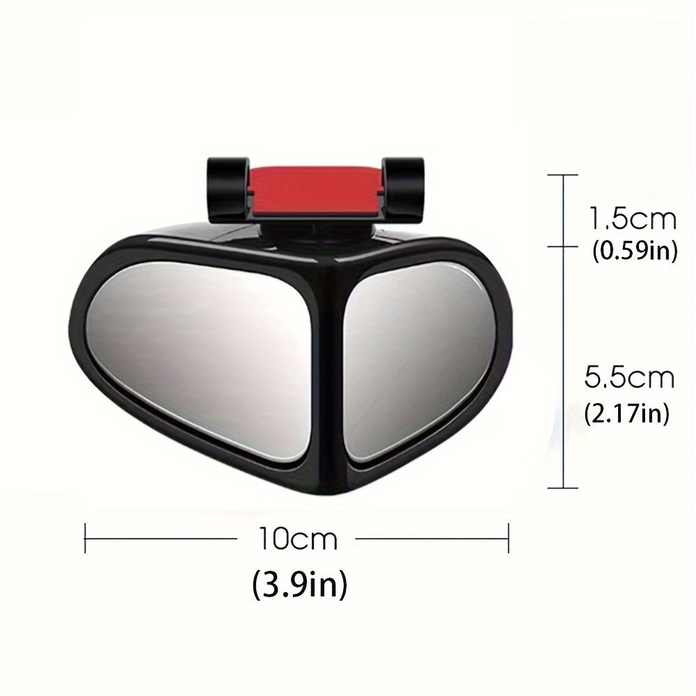 2 Pieces HD Blind Spot Mirrors for Cars - 360° Adjustable, Wide Viewing Angle
